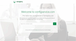 Desktop Screenshot of configservice.com